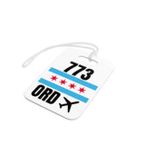 Chicago Illinois,  Area Code / Airport Tag for Bags and Luggage - 773 / ORD