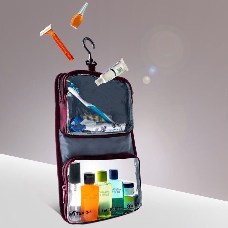 Wet/Dry 1 Quart Bag with Bottles and Jars (11024) by Travelon