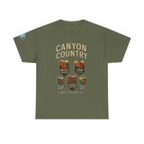 Custom Latitudes Travel - Canyon Country Tee, Adventure T-Shirt, National Park Shirt, Travel Souvenir Gift, Retro Tour Shirt, Hiking Apparel, Unisex Cotton Top