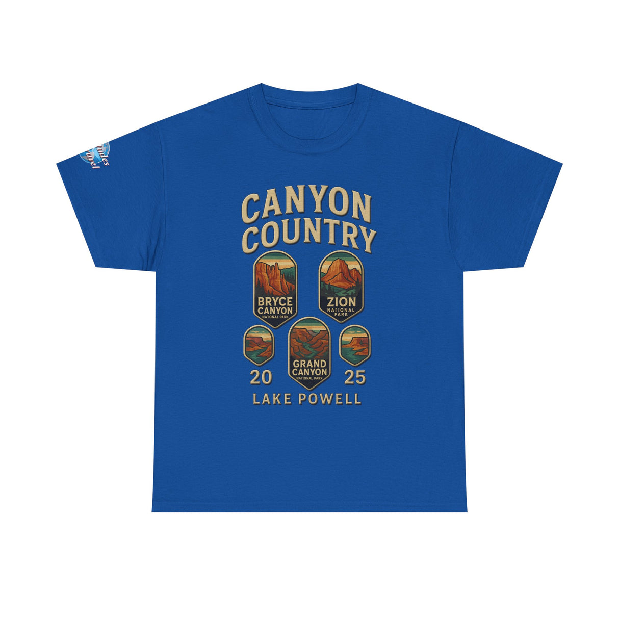 Custom Latitudes Travel - Canyon Country Tee, Adventure T-Shirt, National Park Shirt, Travel Souvenir Gift, Retro Tour Shirt, Hiking Apparel, Unisex Cotton Top