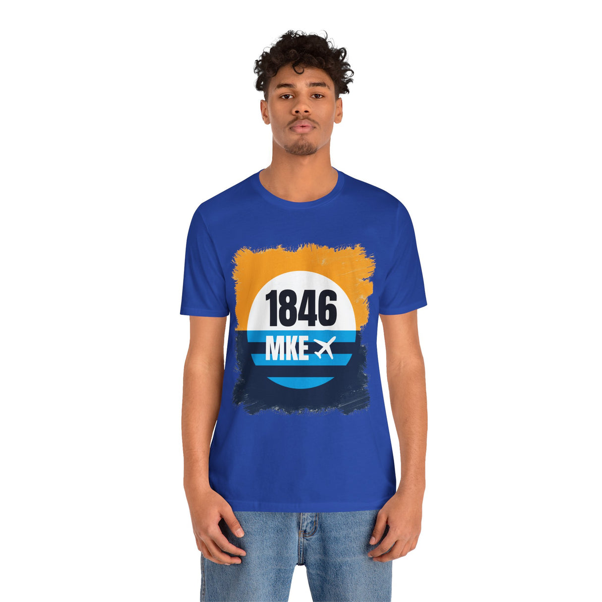 MKE - 1846 - Airport Travel Shirt - Milwaukee Peoples Flag