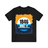 MKE - 1846 - Airport Travel Shirt - Milwaukee Peoples Flag