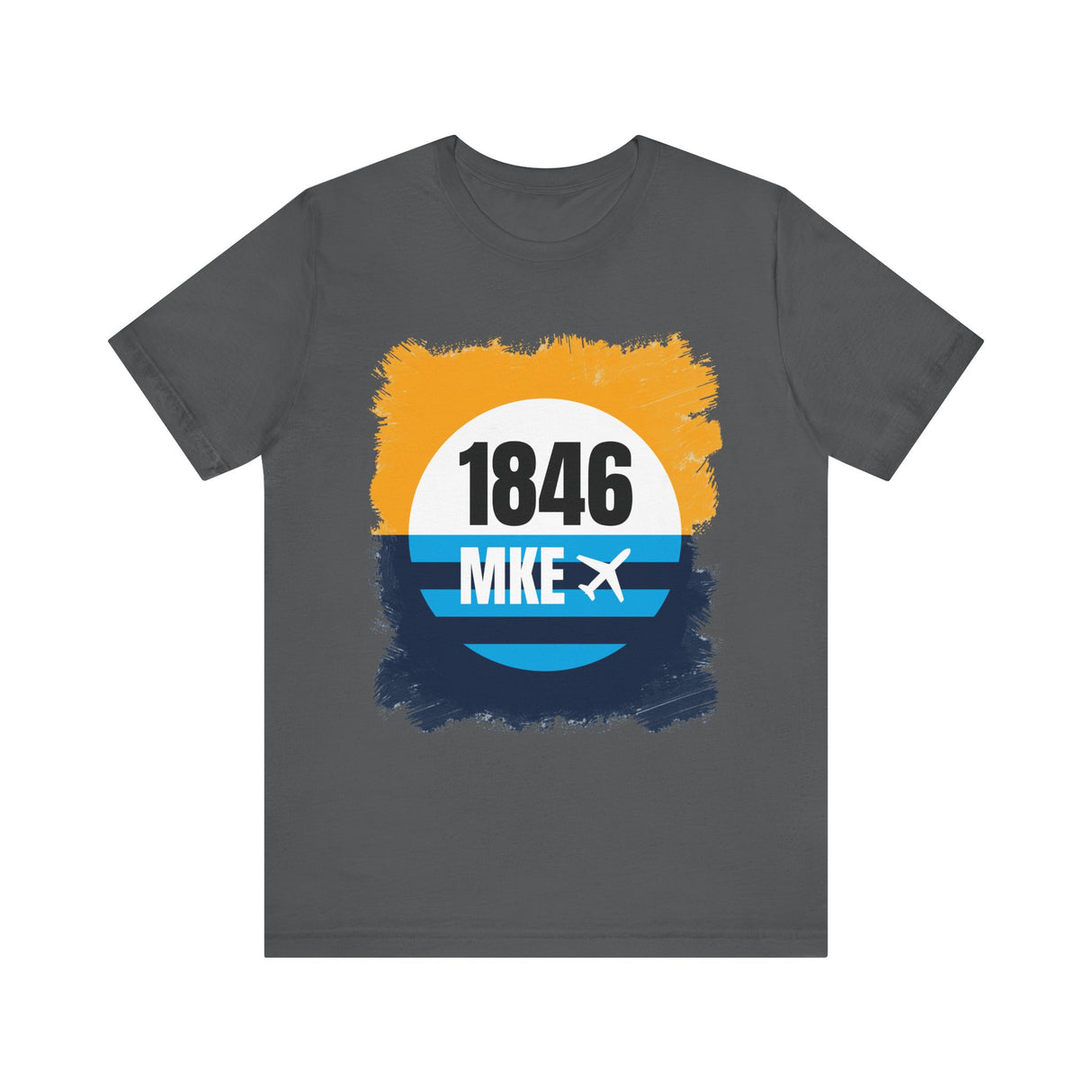 MKE - 1846 - Airport Travel Shirt - Milwaukee Peoples Flag