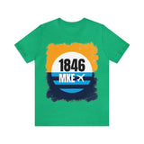 MKE - 1846 - Airport Travel Shirt - Milwaukee Peoples Flag