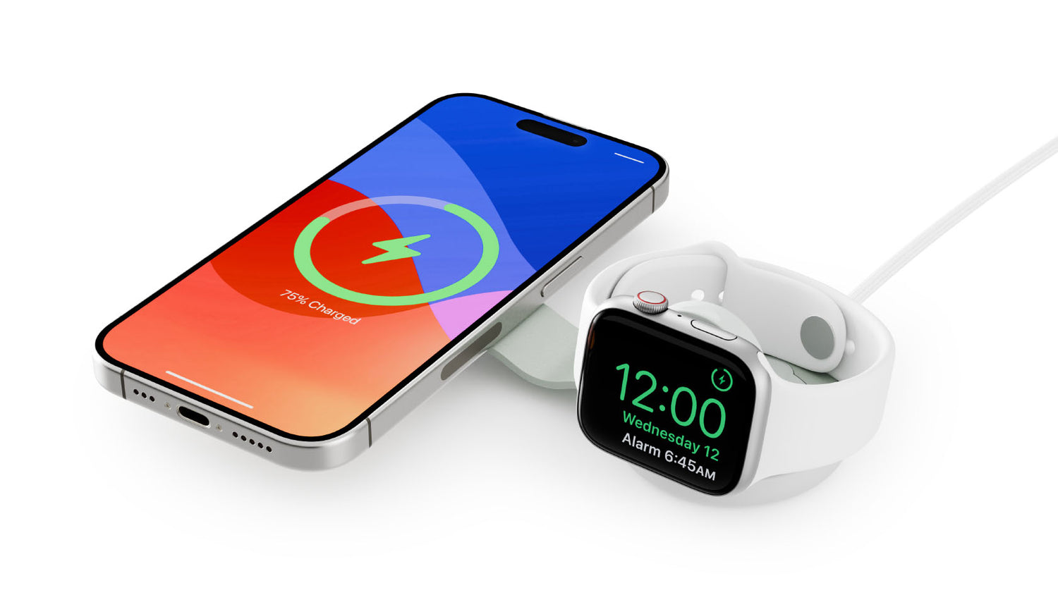 ButterFly SE 2-in-1 Qi2 Wireless Apple Charger