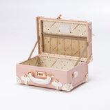 SarahFace 3 Pieces Luggage Set - Embossed Pink's