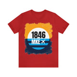 MKE - 1846 - Airport Travel Shirt - Milwaukee Peoples Flag