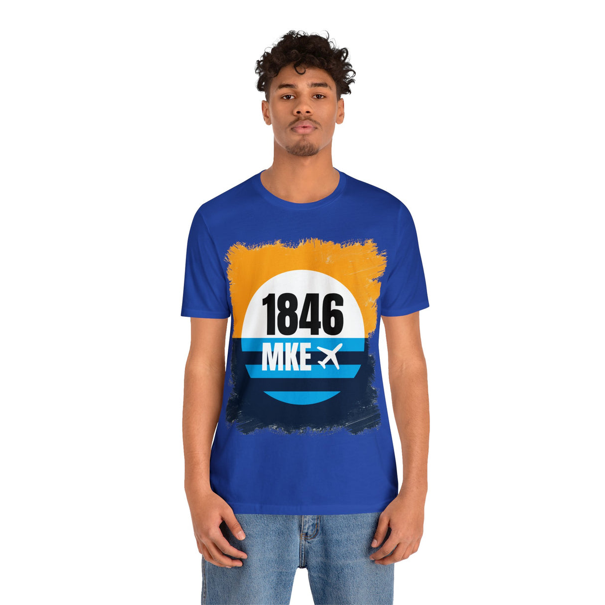 MKE - 1846 - Airport Travel Shirt - Milwaukee Peoples Flag