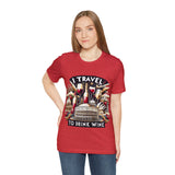 "I Travel to Drink Wine" full color T-shirt