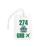 Green Bay Wisconsin,  Area Code / Airport Tag for Bags and Luggage - 274 / GRB