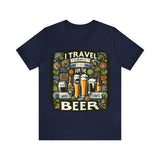 "I Travel for The Beer" full color T-shirt