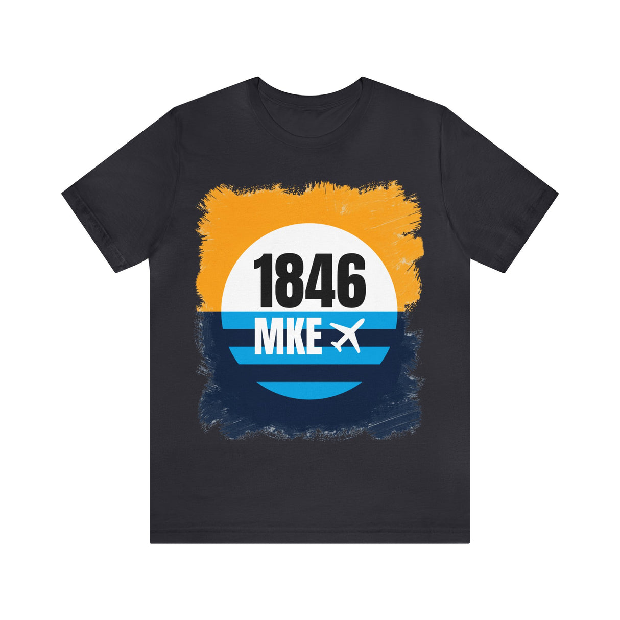MKE - 1846 - Airport Travel Shirt - Milwaukee Peoples Flag