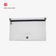 TILLIV Compak Large with Divider in Digital White, empty and laid flat