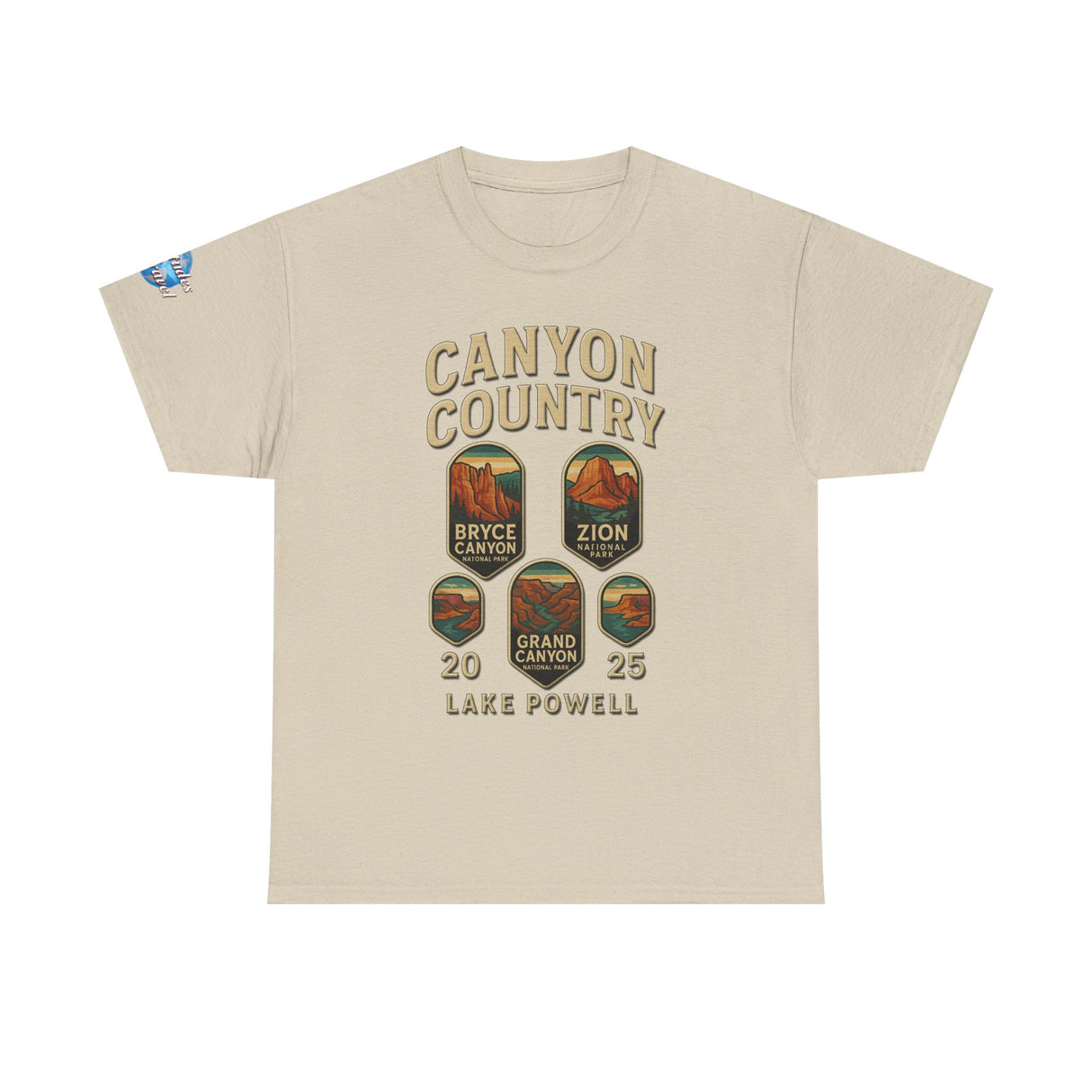Custom Latitudes Travel - Canyon Country Tee, Adventure T-Shirt, National Park Shirt, Travel Souvenir Gift, Retro Tour Shirt, Hiking Apparel, Unisex Cotton Top