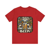 "I Travel for The Beer" full color T-shirt