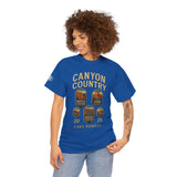 Custom Latitudes Travel - Canyon Country Tee, Adventure T-Shirt, National Park Shirt, Travel Souvenir Gift, Retro Tour Shirt, Hiking Apparel, Unisex Cotton Top