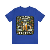 "I Travel for The Beer" full color T-shirt
