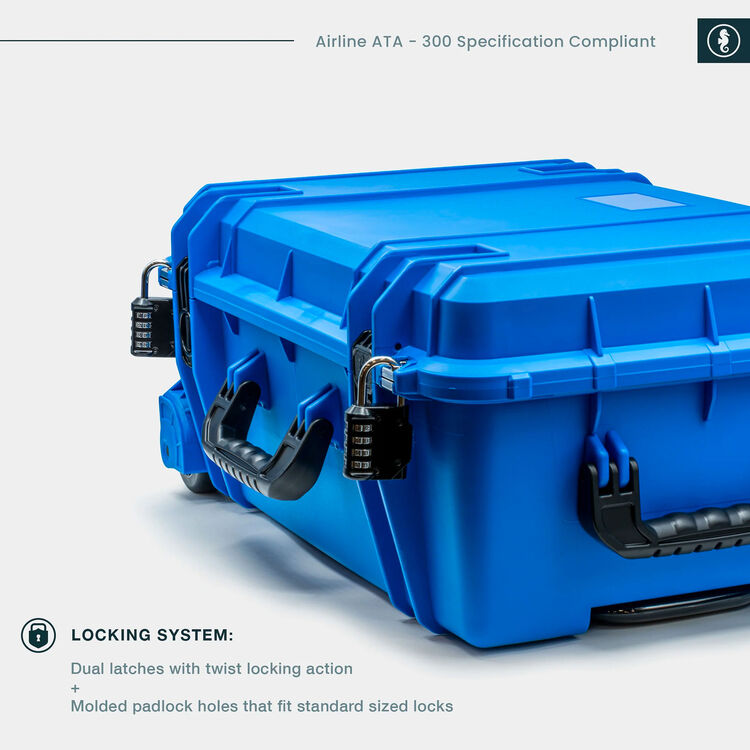 Blue Seahorse SE920 Waterproof Protective Case (No Foam)