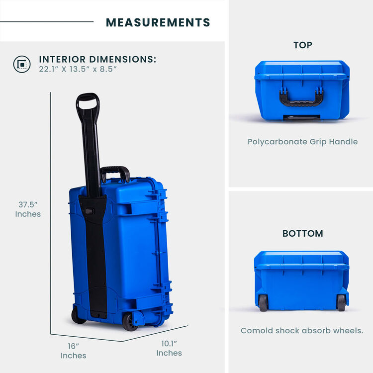 Blue Seahorse SE920 Waterproof Protective Case (No Foam)