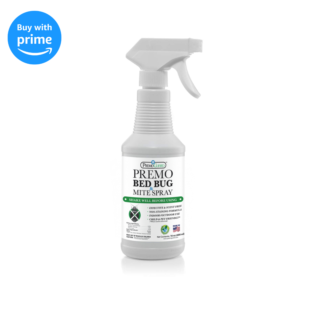 Bed Bug Spray & Mite Killer - All Natural & Non-Toxic