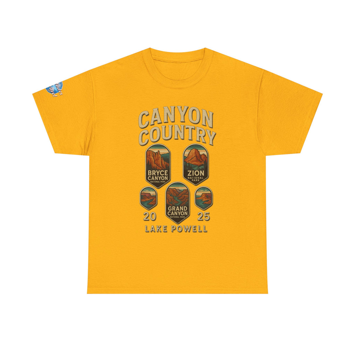 Custom Latitudes Travel - Canyon Country Tee, Adventure T-Shirt, National Park Shirt, Travel Souvenir Gift, Retro Tour Shirt, Hiking Apparel, Unisex Cotton Top