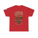 Custom Latitudes Travel - Canyon Country Tee, Adventure T-Shirt, National Park Shirt, Travel Souvenir Gift, Retro Tour Shirt, Hiking Apparel, Unisex Cotton Top