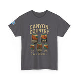Custom Latitudes Travel - Canyon Country Tee, Adventure T-Shirt, National Park Shirt, Travel Souvenir Gift, Retro Tour Shirt, Hiking Apparel, Unisex Cotton Top