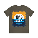MKE - 1846 - Airport Travel Shirt - Milwaukee Peoples Flag