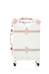 SarahFace Spinner Suitcase - Cream White's