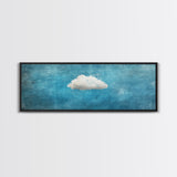The Cloud - Modern Wall Art - Boho Art - Minimalist Art - Home Decor - Gift Idea - Canvas Wall Art - Overszied Art - Panoramic Art