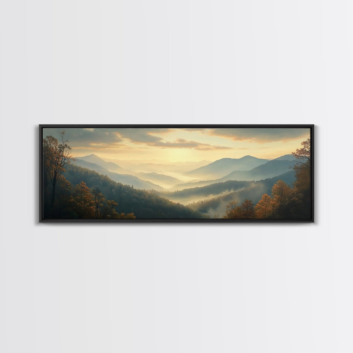 Large Abstract Mountains Painting on Canvas Print, Mountain Painting Modern Living Room Wall Art Gift for Her Custom Oil Painting Print