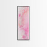 Pink Lace Canvas Print Light Pink Abstract Art Feminine Minimalist Bedroom Decor Vertical Wall Art Wabi Sabi Art Rustic Home Gift Idea