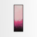Gradient Pink Ombre Framed Canvas Print Light Pink Abstract Wall Art Bedroom or Living Room Coastal Cowgirl Aesthetic