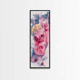 Refreshing Lemonade Canvas Print Cocktail Art Kitchen Wall Art Whimsical Art Food Review Kitchen Art Rustic Wall Art Farmh