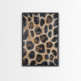 Rustic Stone Texture Canvas Print, Earthy Wall Art, Farmhouse Decor, Bedroom Art, Vertical Rustic Art, Skinny Wall Art