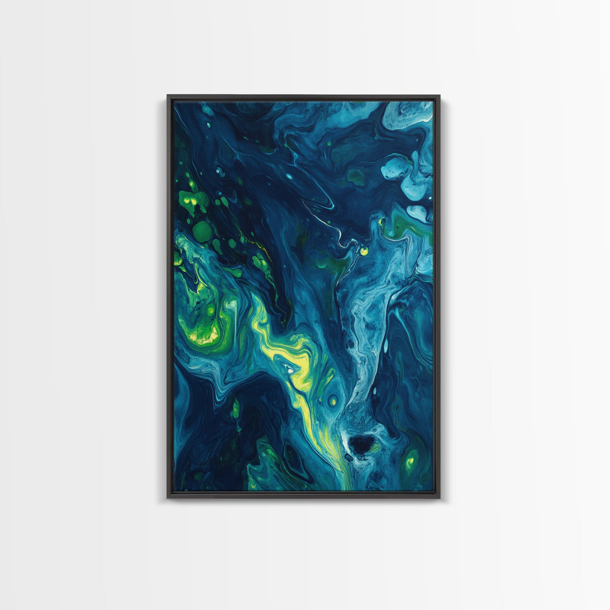 Striking Abstract Ocean Canvas Print, Modern Coastal Landscape Art with Nautical Decor Vibes, Stunning Above Sofa or Couch Artwork