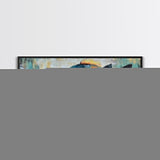 Vibrant Fish Canvas Print Rustic Coastal Wall Art Nautical Painting Beach House Decor Colorful Abstract Aquarium Art Lake House