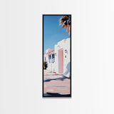 Modern Desert Home, Pink Aesthetic, Minimalist Wall Art, Framed Canvas Print, Southwestern Decor, Boho Art, Living Room Wall Art