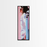 Sunset Reflection, Female Portrait, Canvas Print, Contemporary Wall Art, Minimalist Decor, Soft Aesthetic, Boho Home Art