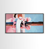 Soft Pink Scrunchie, Feminine Wall Art, Minimalist Pastel, Boho Chic Decor, Modern Abstract, Aesthetic Beauty, Canvas Print, Bedroom