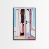 Open Door, Sunlit Entryway, Warm Aesthetic, Canvas Print, Cozy Home Decor, Minimalist Art, Farmhouse Wall Art, Living Room Decor
