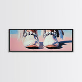 Bohemian Sandals, Chic Summer, Beach Vibes, Fashion Canvas Print, Bedroom Wall Art, Coastal Aesthetic, Trendy Boho Decor