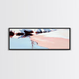 Glacier Reflection, Icy Landscape, Winter Art, Framed Canvas Print, Nordic Wall Art, Minimalist Nature, Serene Mountain Decor, Bedroom Art