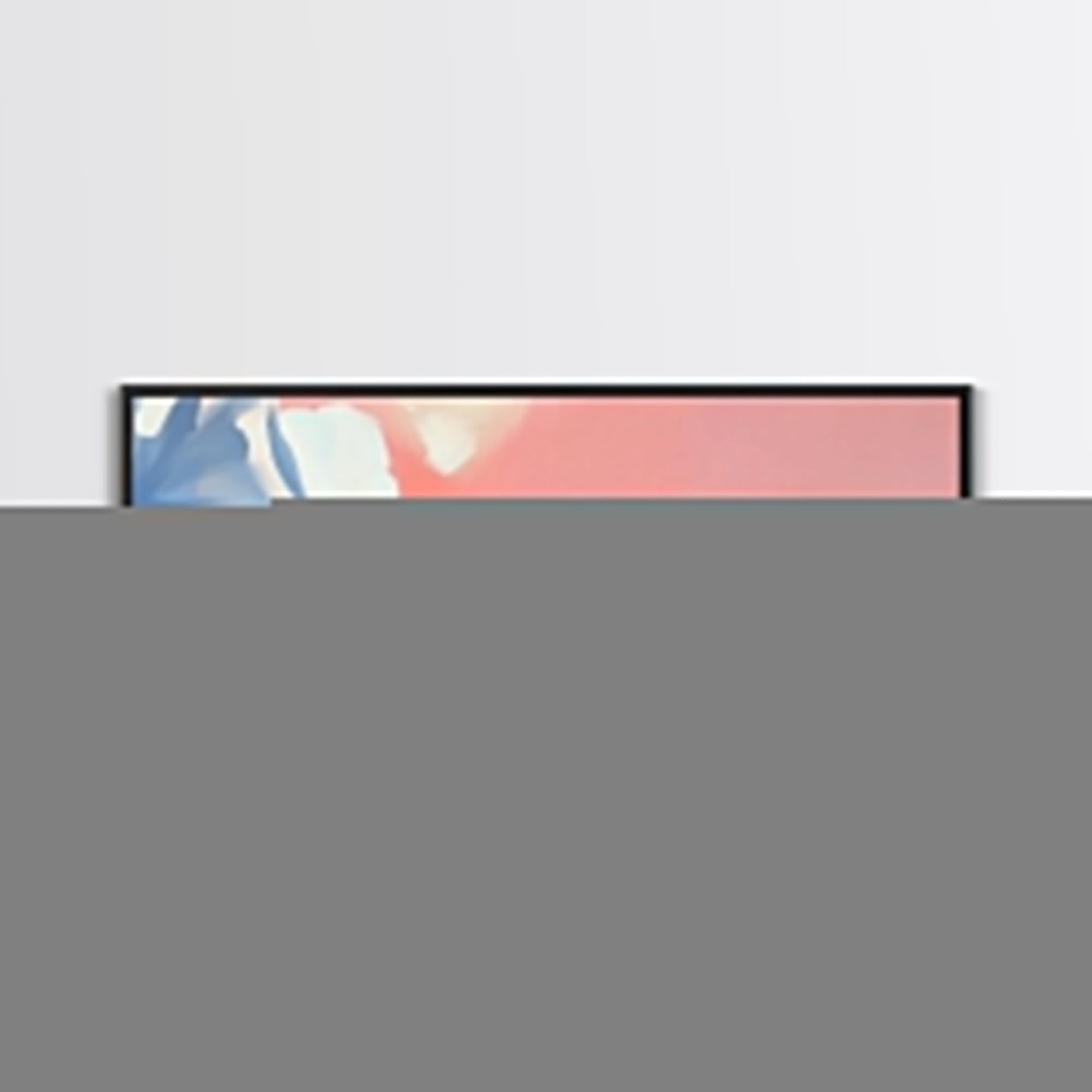 Blush Sky, Ocean Reflection, Pastel Landscape, Coastal Serenity, Canvas Print, Bedroom Wall Art, Modern Impressionist, Gift Idea
