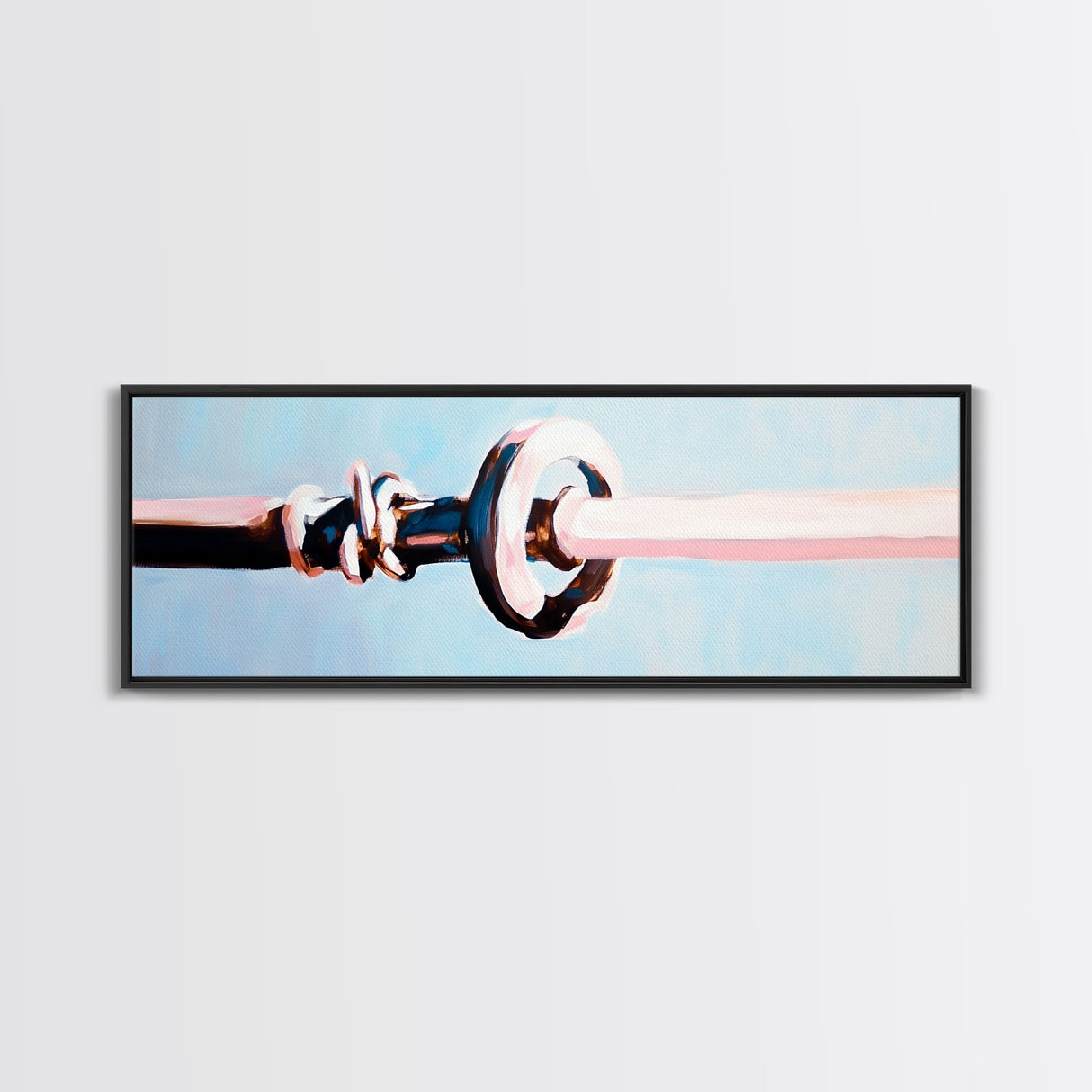 Sailboat Knot, Nautical Theme, Ocean Life, Framed Canvas Print, Coastal Home Decor, Minimalist Seaside Art, Beach House Wall Art