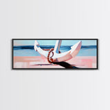 Nautical Anchor, Beach House Art, Coastal Decor, Framed Canvas Print, Ocean Wall Art, Minimalist Seascape, Sailor Aesthetic, Living Room