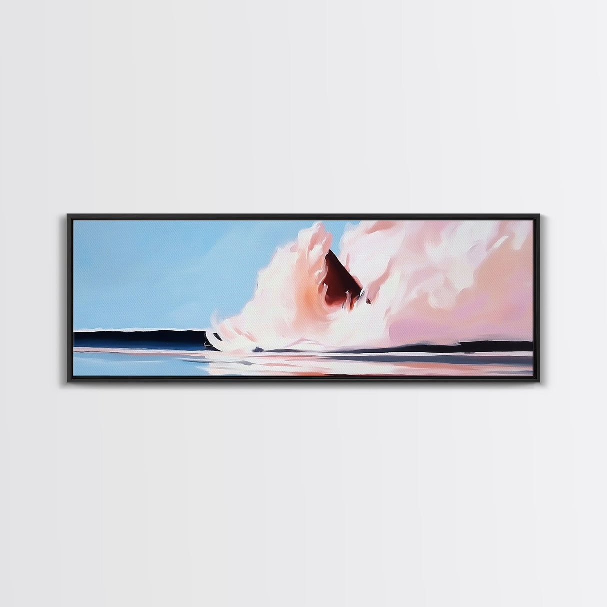 Pastel Explosion, Cloud Burst, Dreamy Abstract, Soft Color Art, Modern Home Decor, Canvas Print, Office Wall Art, Boho Aesthetic