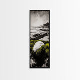 Coastal Rock, Ocean Landscape, Framed Canvas Print, Seascape Wall Art, Beach House Decor, Nautical Artwork, Minimalist Art, Bedroom Art