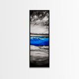 Ocean Wave, Coastal Decor, Beach Wall Art, Canvas Print, Blue Water Painting, Nautical Art, Living Room Wall Art, Ocean Lover Gift