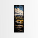 Landscape, Mountain, Rustic, Canvas Print, Cabin Wall Art, Scenic Nature Decor, Adventure Inspired, Lodge Wall Art, Tranquil Home Decor